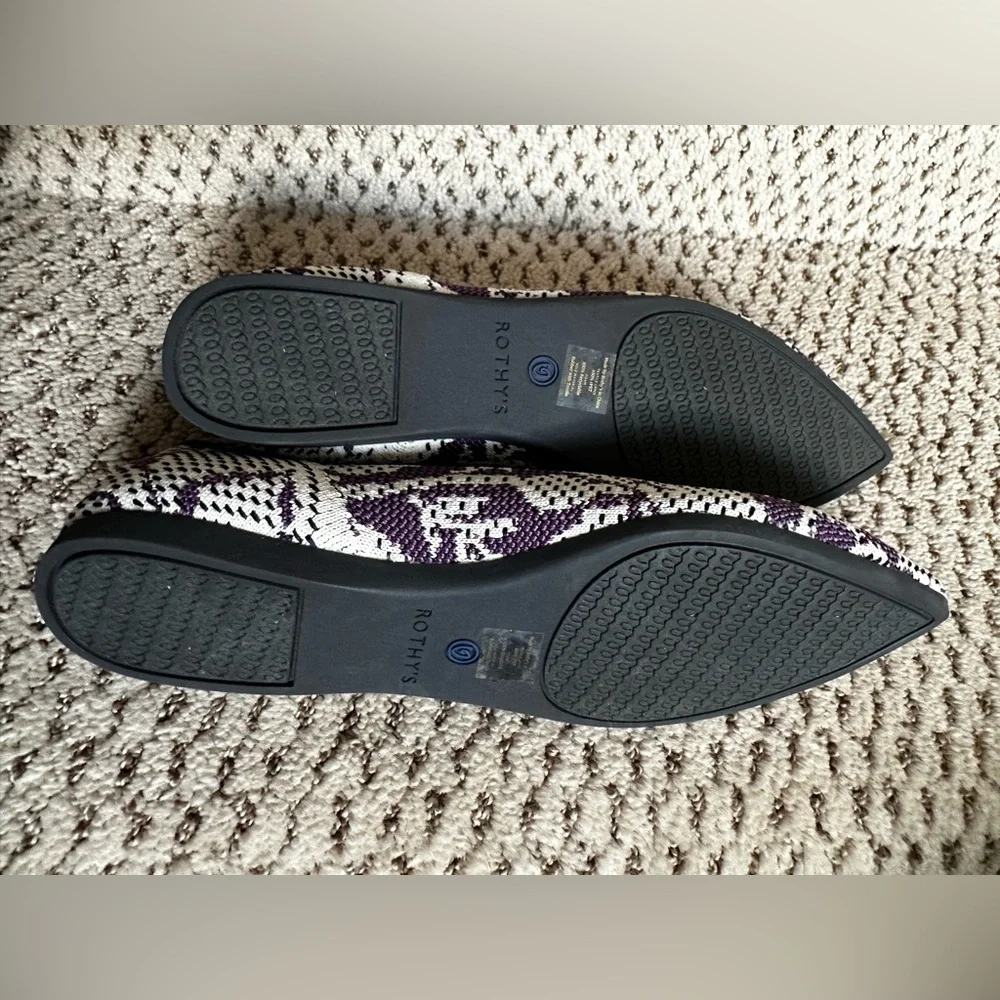 🪻Rothy’s Purple Floral Point Shoes🪻 - Picture 3 of 3